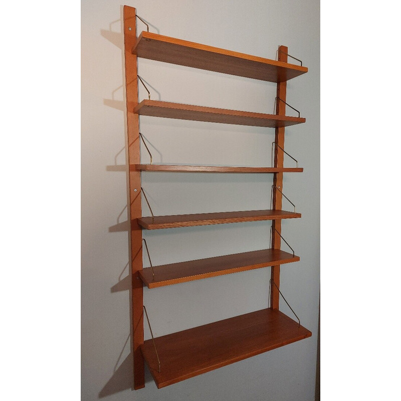 Vintage teak wall shelf Rival model, 1960s