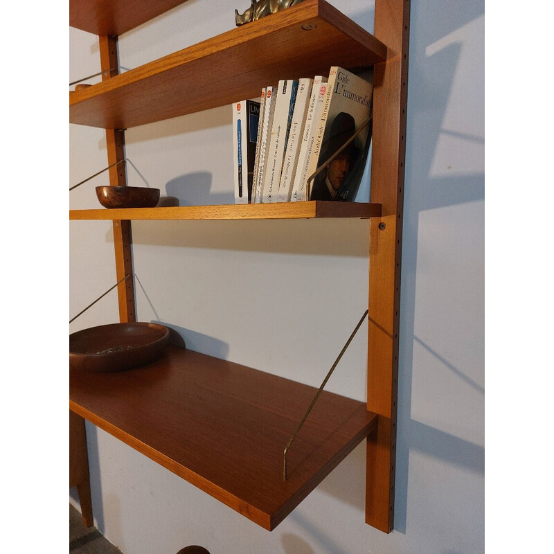 Vintage teak wall shelf Rival model, 1960s