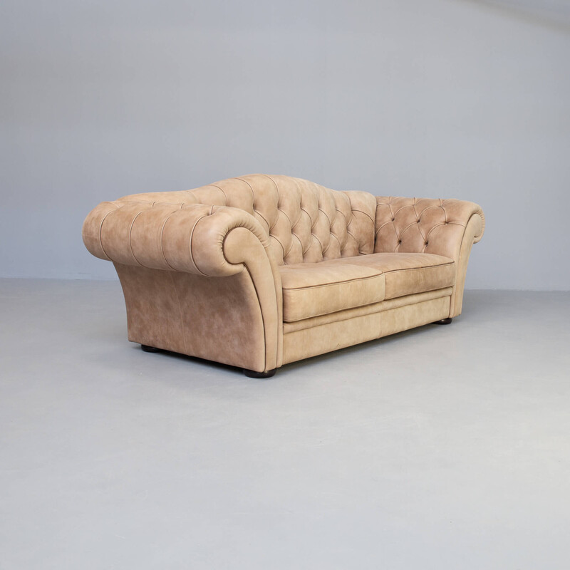 Divano chesterfield vintage "sahara" di Idp