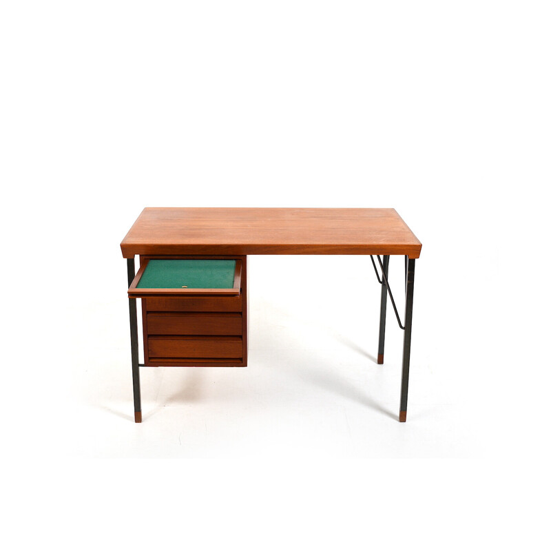 Vintage desk by Peter Hvidt and Orla Molgaard-Nielsen for Søborg Møbelfabrik, Denmark 1960s