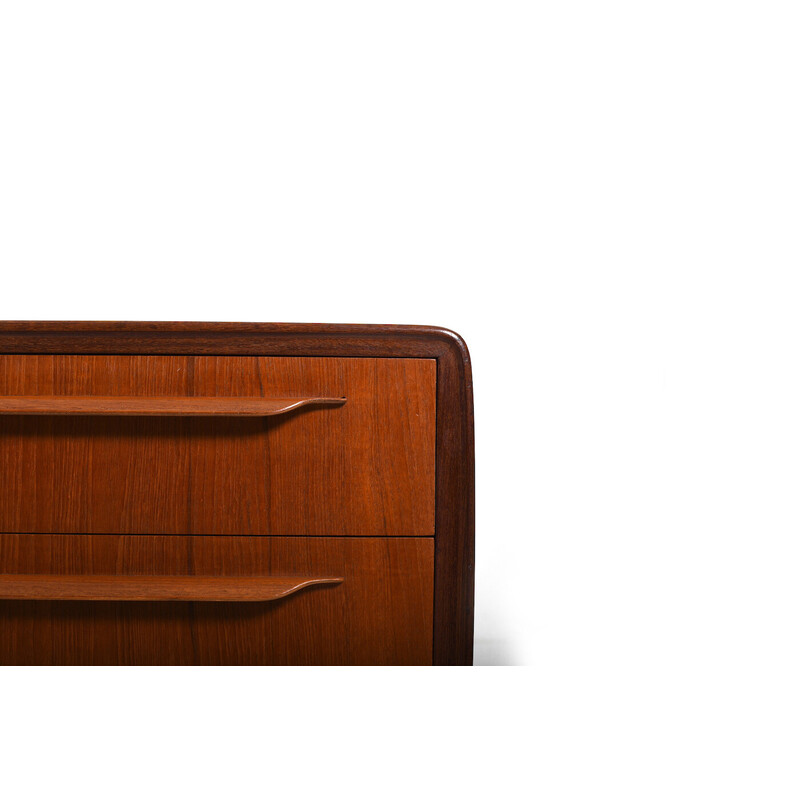 Vintage teak and oakwood chest of drawers by Johannes Andersen for Cfc Silkeborg, 1950s