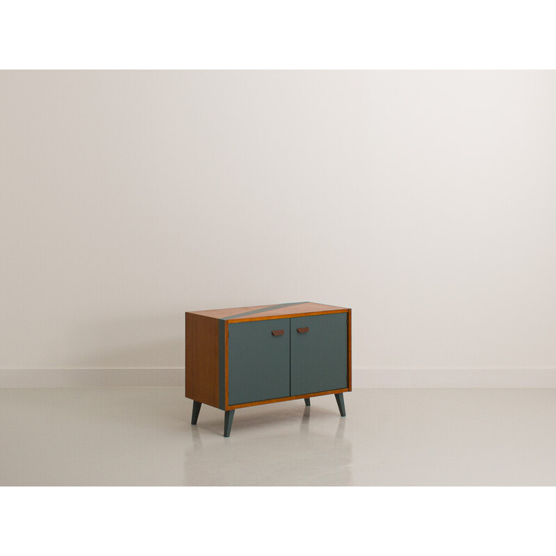 Commode d'enfant vintage en bleu