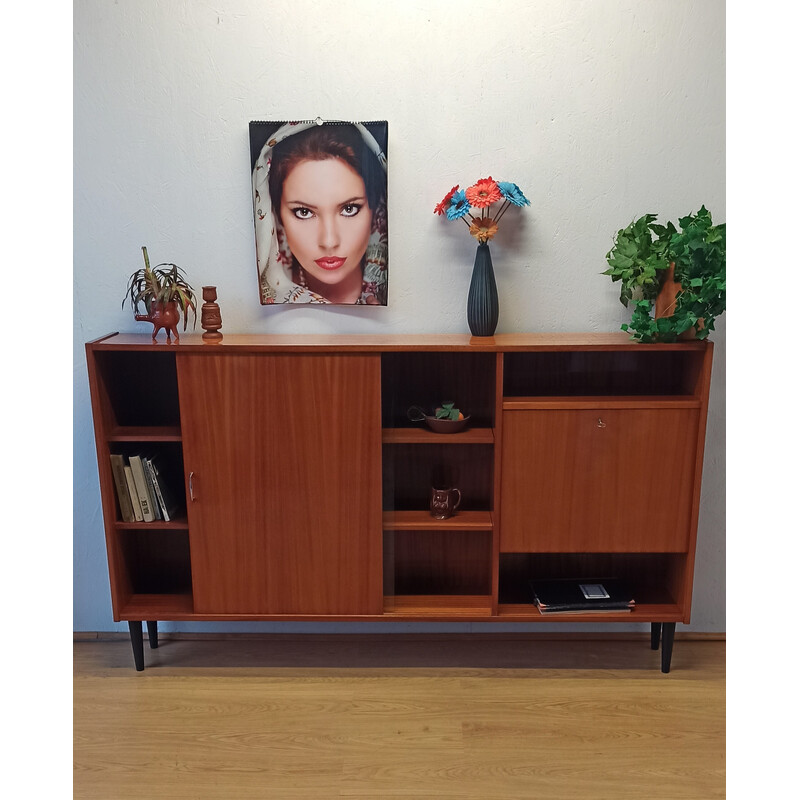 Credenza in legno vintage, anni '70