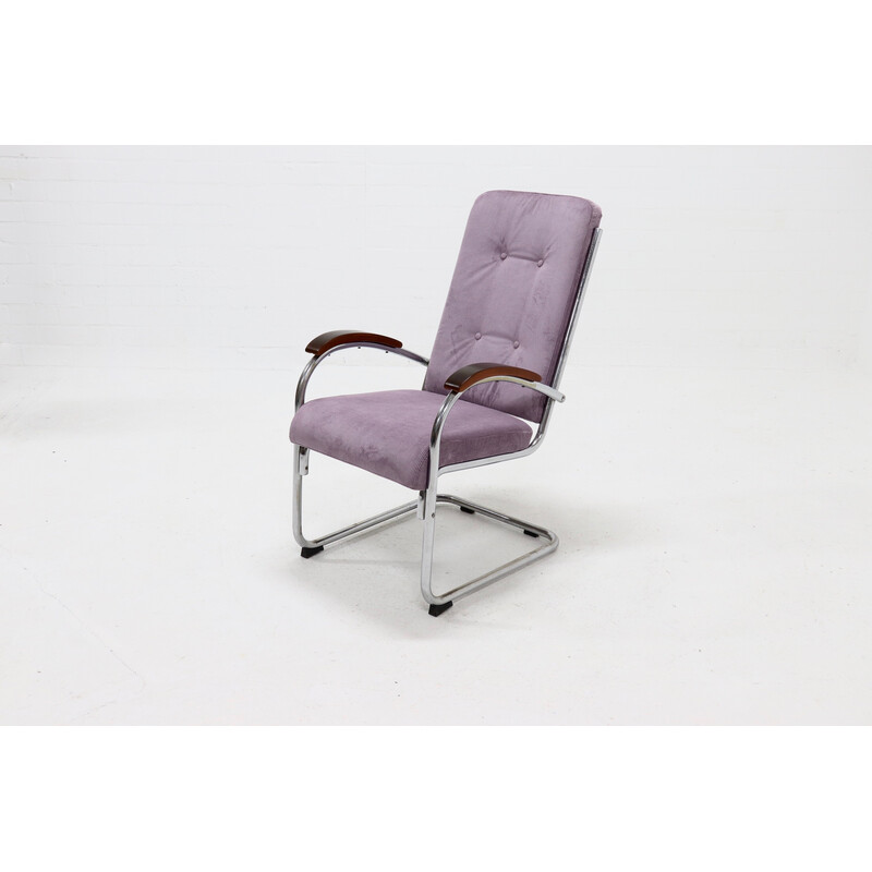 Dutch vintage tubular armchair by Schuitema, 1930s