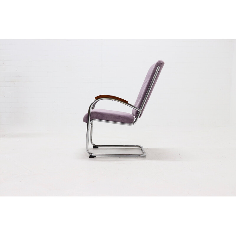 Dutch vintage tubular armchair by Schuitema, 1930s