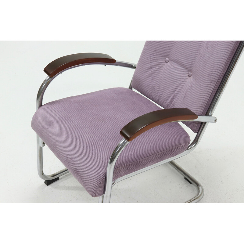 Dutch vintage tubular armchair by Schuitema, 1930s