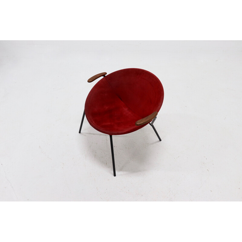Vintage Ballon fauteuil van Hans Olsen voor Lea Design, Denemarken 1960