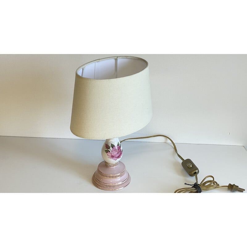 Vintage Italiaanse porseleinen lamp, 1960