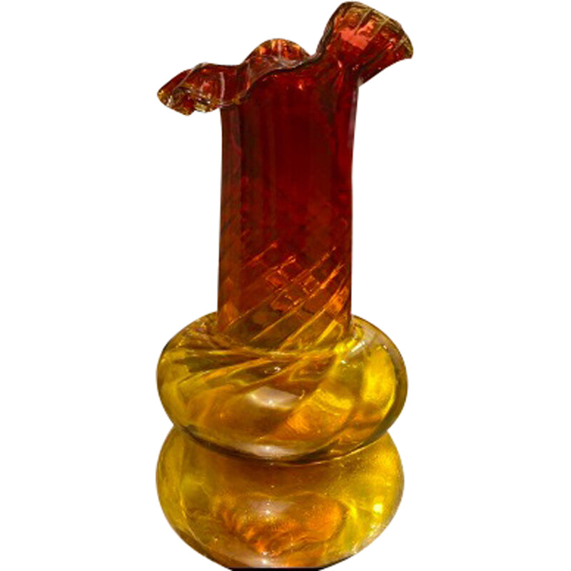 Venini vintage glass vase, Italy