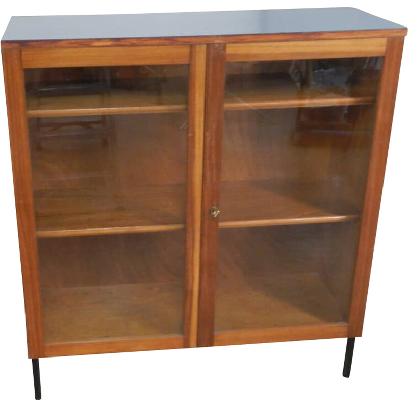 Vintage laboratory display cabinet