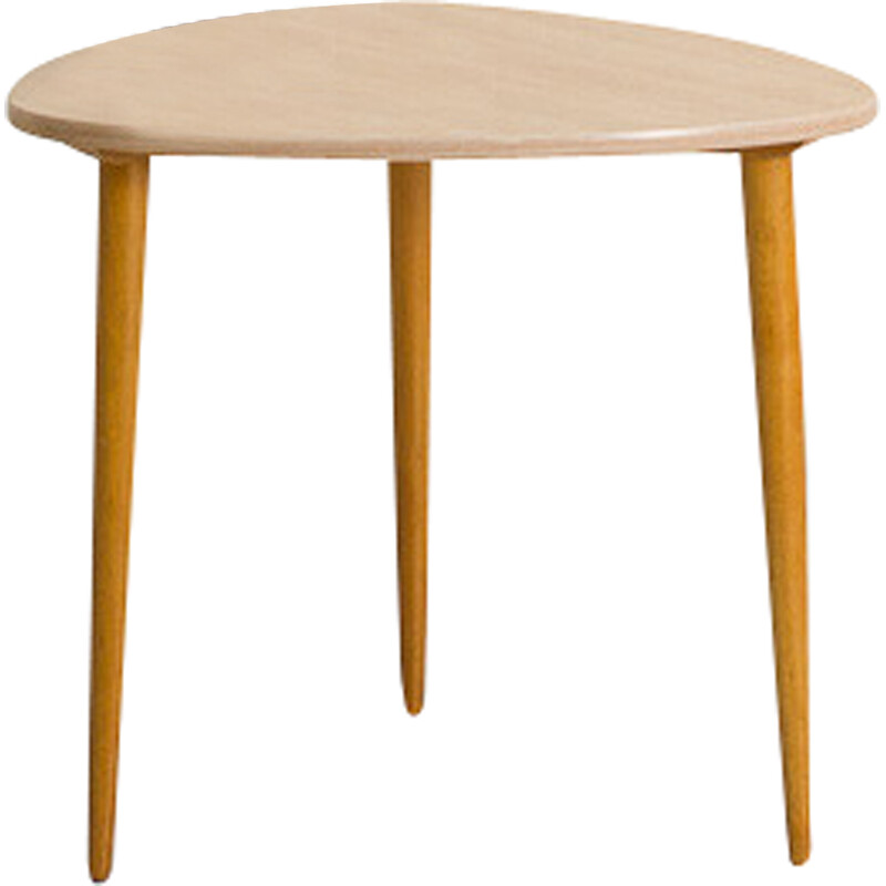 Scandinavian vintage tripod coffee table, 1960