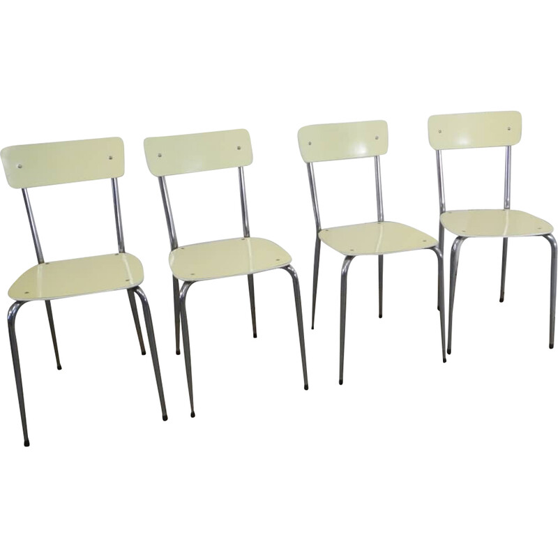 Set di 4 sedie vintage in formica