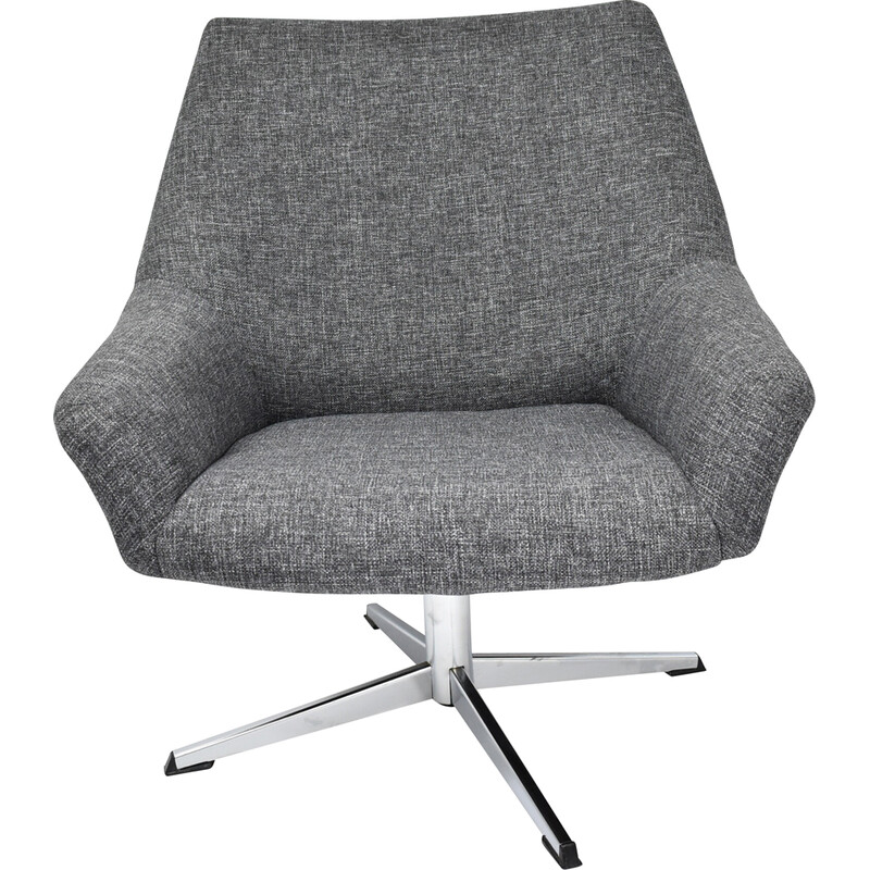 Fauteuil gris vintage, 1960