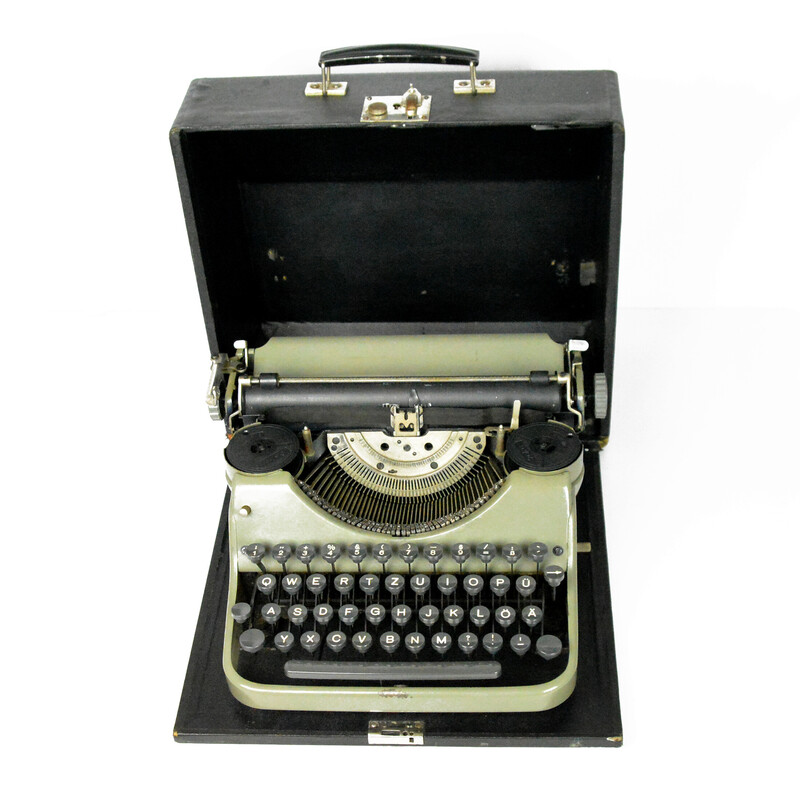 Vintage typewriter Mercedes K-45, Germany 1950s