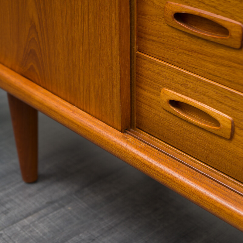 Danish vintage teak highboard by Hp Hansen, 1960s