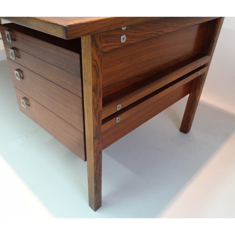 Bureau scandinave en palissandre par Arne Vodder - 1960