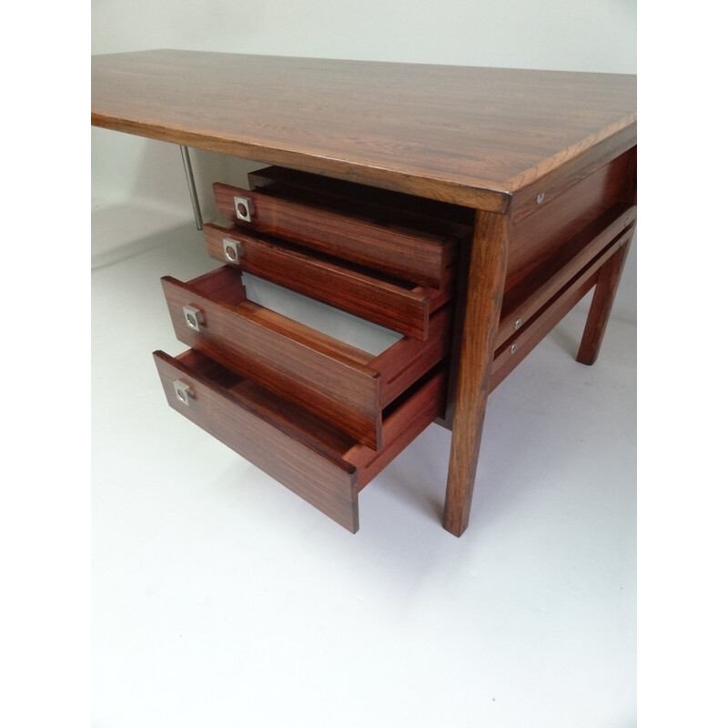 Scandinavian Rosewood Desk by Arne Vodder - 1960s