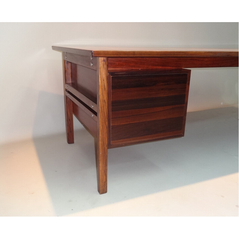 Bureau scandinave en palissandre par Arne Vodder - 1960