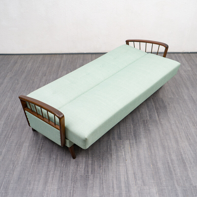 Vintage-Sofa aus Buchenholz, 1950er Jahre