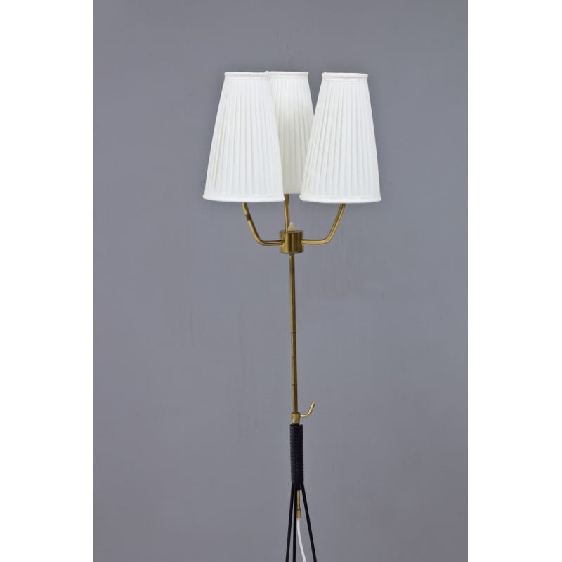 Vintage floor lamp by Eje Ahlgren for Luco, Sweden 1950s