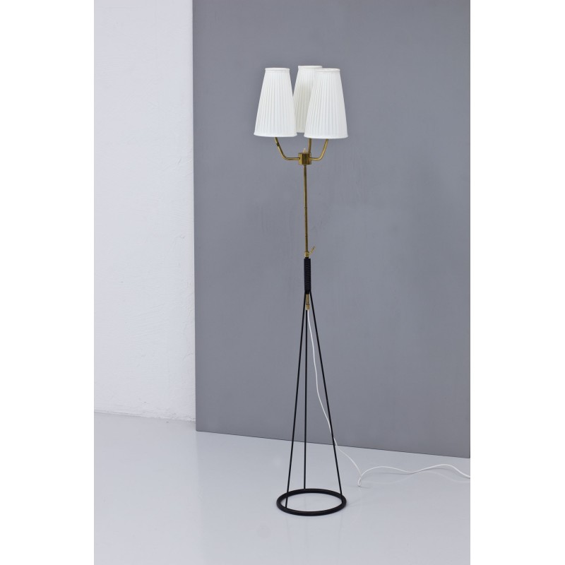 Vintage floor lamp by Eje Ahlgren for Luco, Sweden 1950s