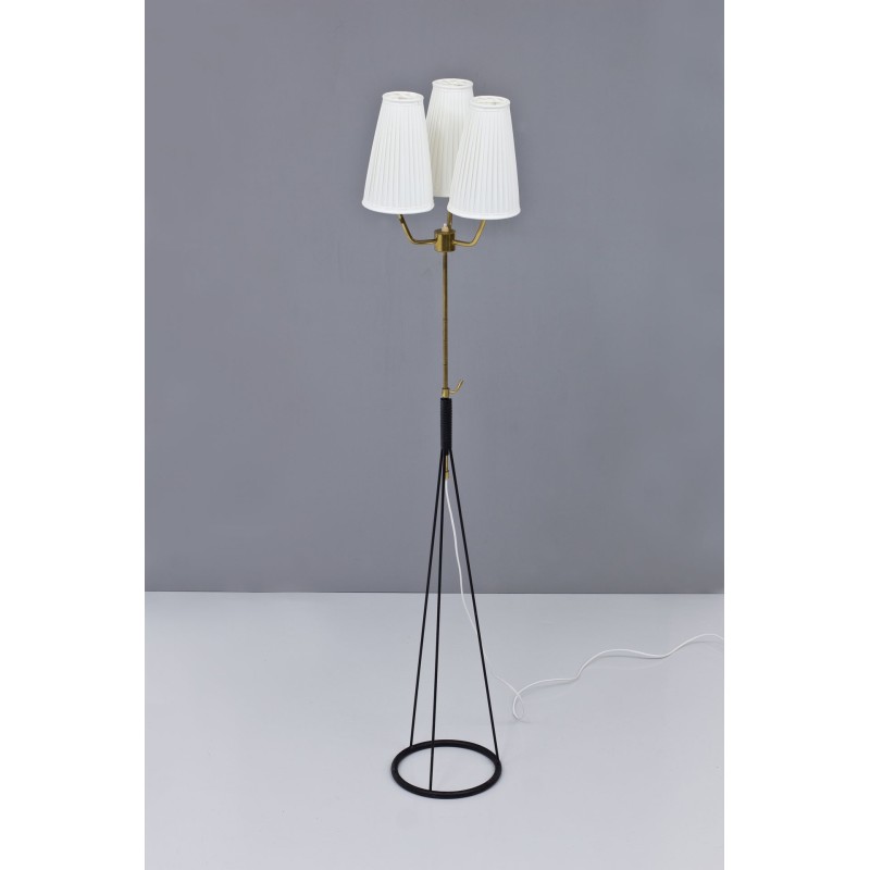 Vintage floor lamp by Eje Ahlgren for Luco, Sweden 1950s