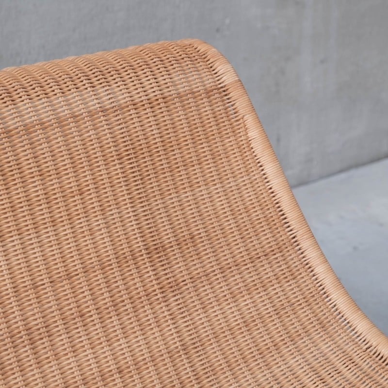 Vintage rattan rocking chair by James Irvine for Ikea, Sweden 2002