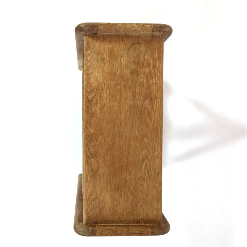 Solid wood beside table or sofa end  - 1950s