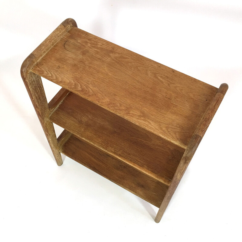 Solid wood beside table or sofa end  - 1950s