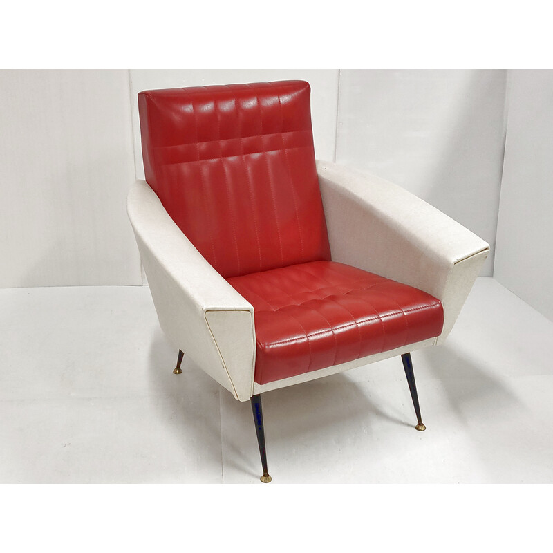 Vintage rockabilly armchair, 1950