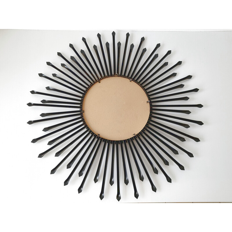 Vintage sun mirror by Chaty Vallauris, 1960