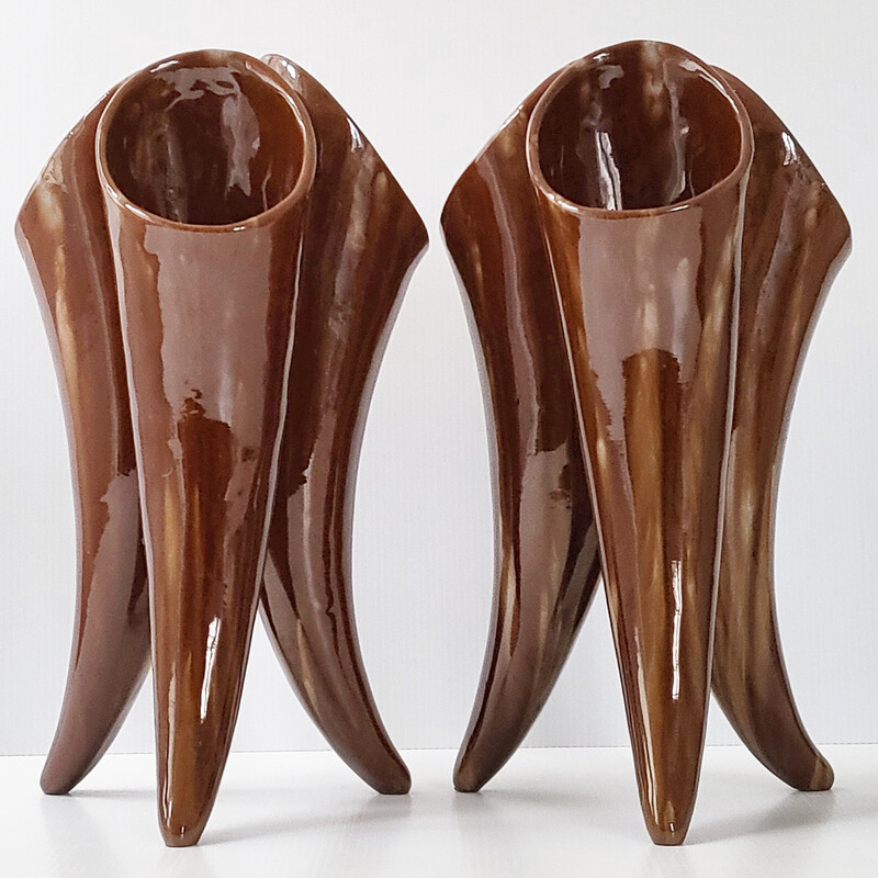 Pair of vintage vases, 1960