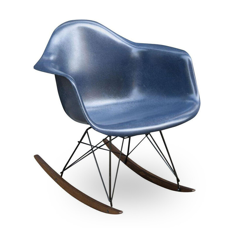 Cadeira de baloiço rara de Charles e Ray Eames para Herman Miller, 1970