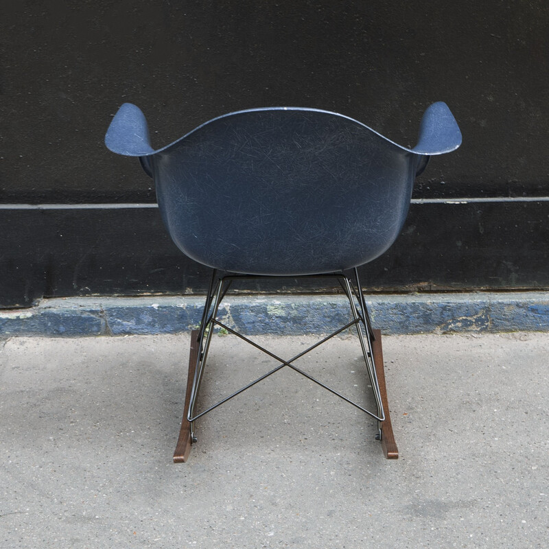 Sedia a dondolo vintage Rar di Charles e Ray Eames per Herman Miller, 1970