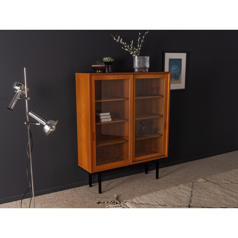 Vintage teak display cabinet by Poul Hundevad, 1960s