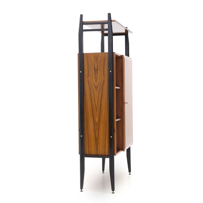 Vintage cabinet with open compartments, 1950s