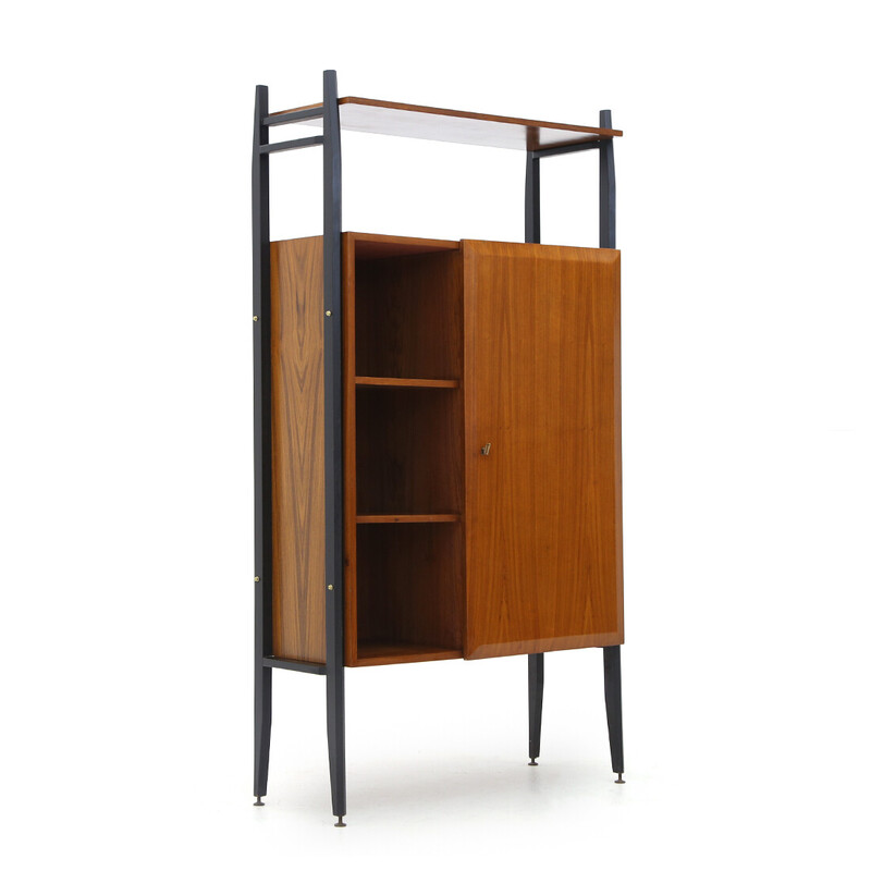 Vintage cabinet with open compartments, 1950s