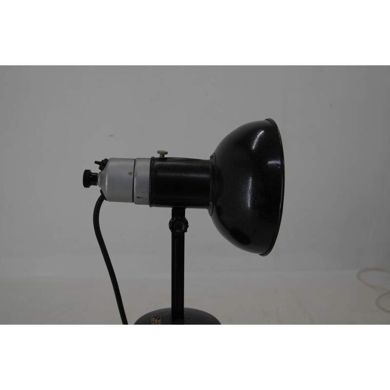 Lámpara industrial vintage con pantalla regulable, años 60