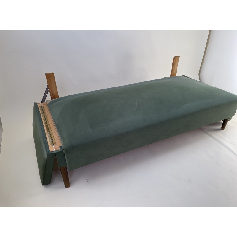 Dänisches blaues Sofa aus der Mitte des Jahrhunderts, 1950er Jahre