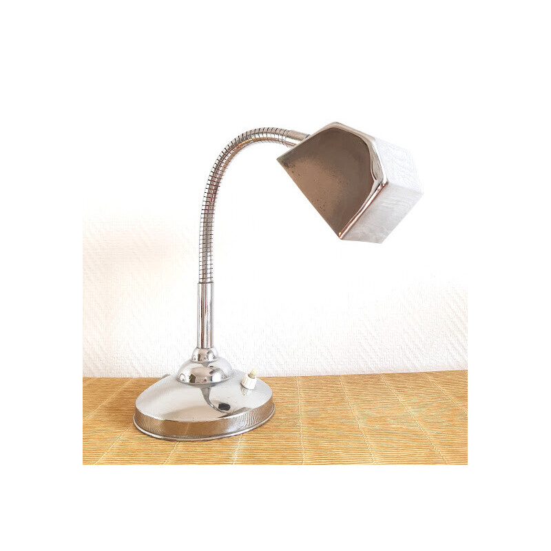 Vintage bureaulamp met flexibele arm, 1940