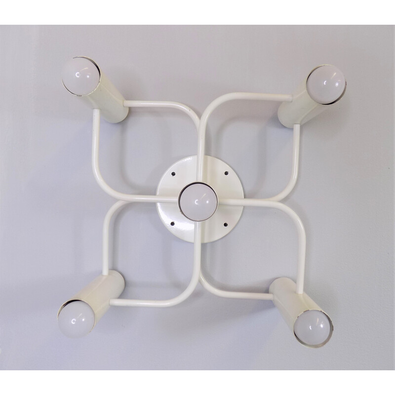 Vintage Leola ceiling lamp by Gaetano Sciolari, 1970s