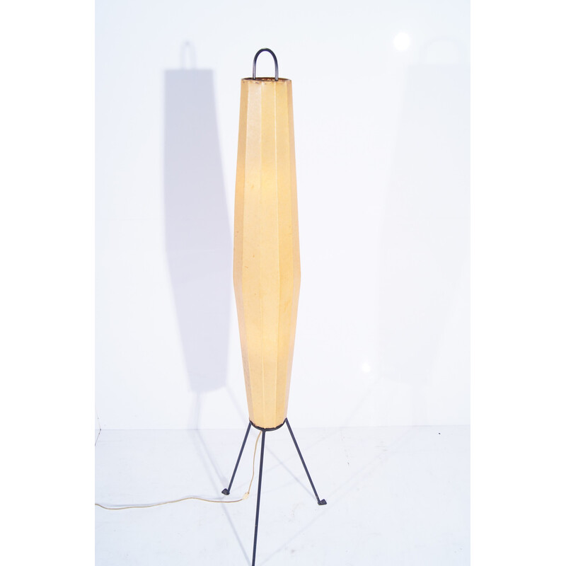 Vintage Lugano floor lamp by H Klingele for Artimeta Soest, Holland 1957s