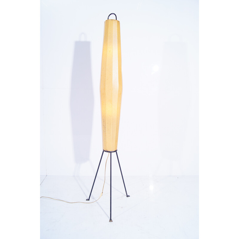 Vintage Lugano floor lamp by H Klingele for Artimeta Soest, Holland 1957s