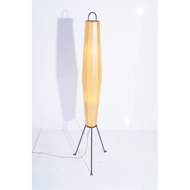 Vintage Lugano floor lamp by H Klingele for Artimeta Soest, Holland 1957s