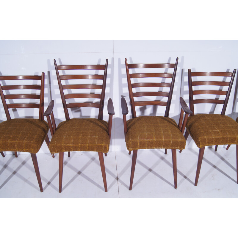 Set of 6 vintage teak chairs by Cees Braakman for Pastoe, Netherlands 1950s