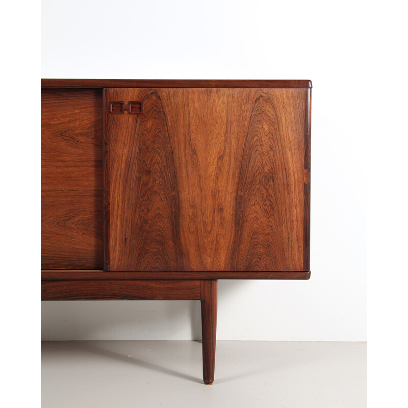 Vintage rosewood sideboard by J. Andersen for Christian Linneberg, Denmark 1960s