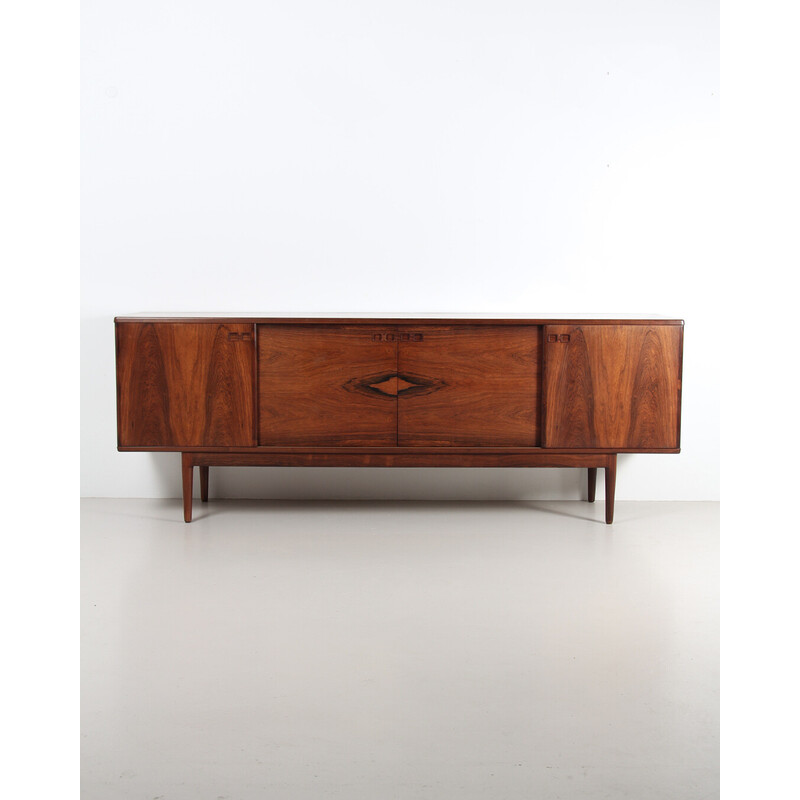 Vintage rosewood sideboard by J. Andersen for Christian Linneberg, Denmark 1960s