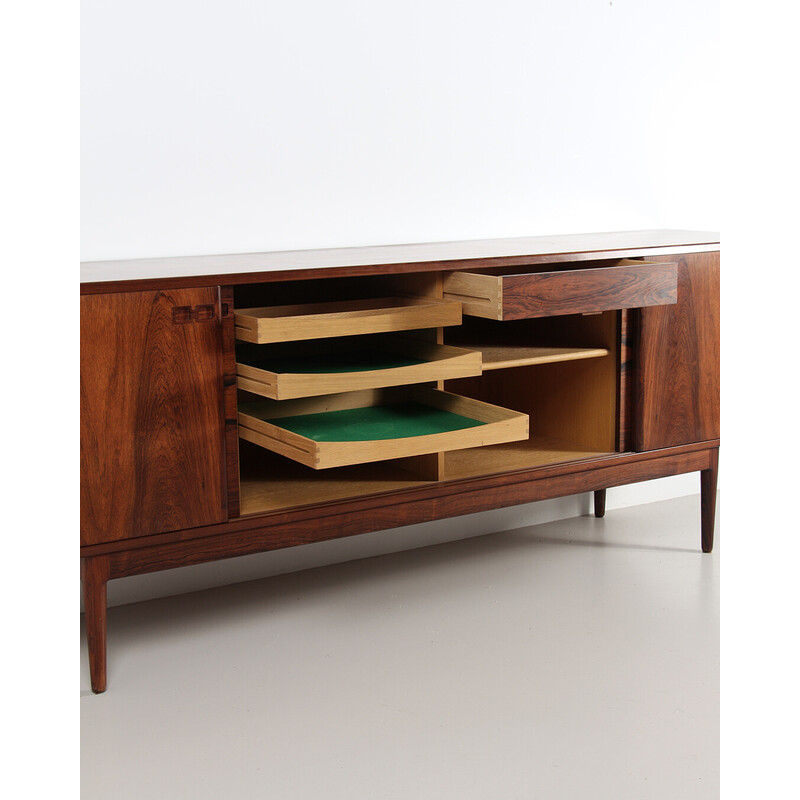 Vintage rosewood sideboard by J. Andersen for Christian Linneberg, Denmark 1960s