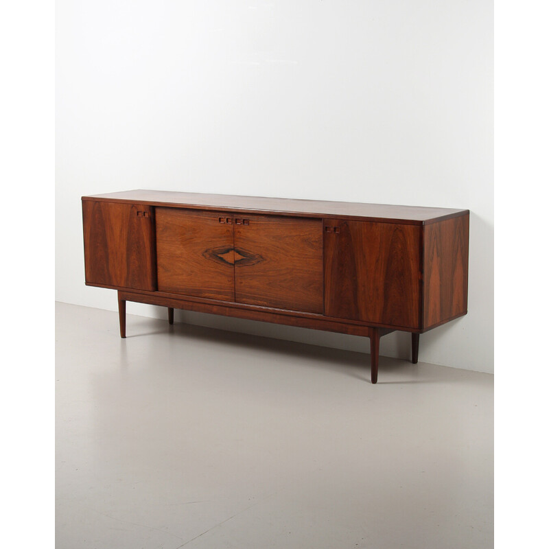 Vintage palissander enfilade van J. Andersen voor Christian Linneberg, Denemarken 1960