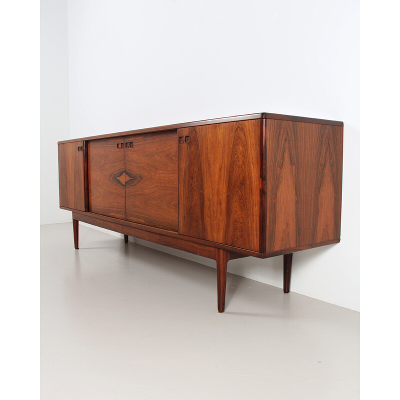 Enfilade vintage en palissandre par J. Andersen pour Christian Linneberg, Danemark 1960